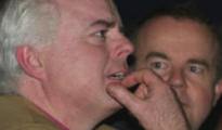 Francis Wheen and Ian Hislop were in the audience