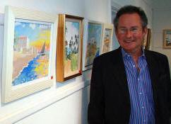 The red dots mean the painting's sold.