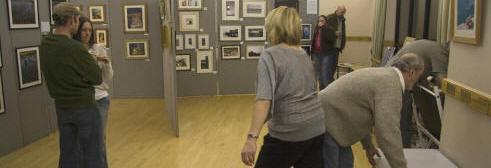 Setting up the for the show in Brandeston VH