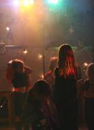 Smoke, disco lights ...