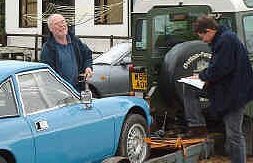 Richard Branson collecting his GI5