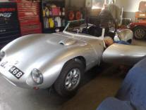 Once the aerscreen is finished, the hardtop will go on for the winter.