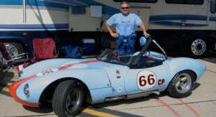 Phil's T shirt is heading for the full commercial laundry system that is no doubt fitted to his palacial motorhome!