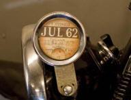 1962 motorbike tax disc