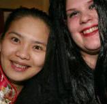 Goth and friend at the C&A
