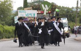 Framlingham WI as Sufragettes 