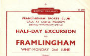 British Rail Half Day Excursion to Framlingham