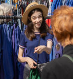 Vintage clothing on the Saturday Market