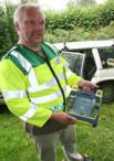 Steve Lovett and defibrillator