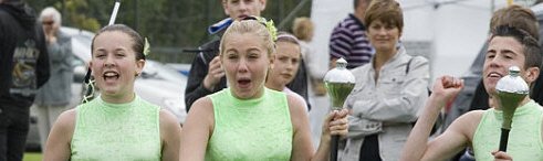 Drum majorettes