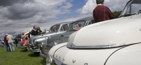 Volvo and Morris Minor