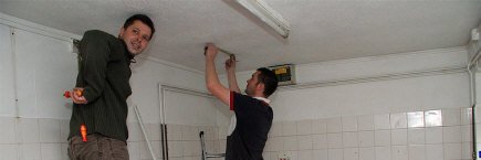 Putting the kitchen back