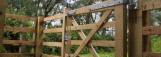 New footpath gate on the Framlingham mere