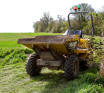 Dumper truck in Infirmary Lane Framlngham