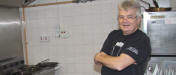 Neil Pascoe in The Framlingham Station kitchen and 2009
