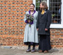 Newly married Rachel and Adam