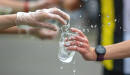 Refreshment at the Fram Flyer's 10k