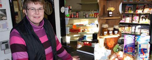 Romaine Humphreys in her soon to be closed shop