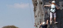 This climbing wall certainly looked fun
