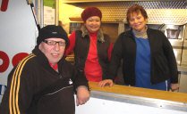 The Framlingham chip van's last night