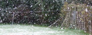 Heavy snow in Leiston ~ pic by Deano