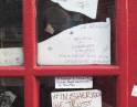 telephone box in a large town
