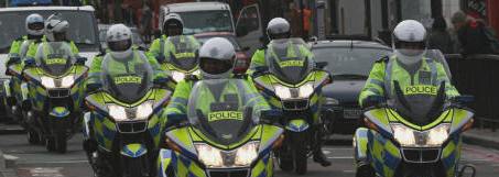 An army of police