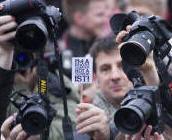 Mass Photo Gathering in Trafalgar Square