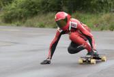 Longboarder at Redbridge Cycle Circuit