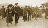 Roller skating on Bournemouth Pier last century