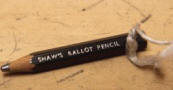 Shaw's Ballot Pencil