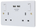 13 amp socket with USB charging