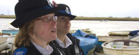 PCSOs Trudy Sharman and Amy Cowan