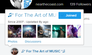 Flickr beta group interface