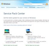 Microscoft Service Pack Centre