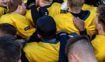UEA Pirates before playing UWE Bullets