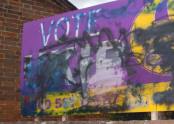 Defaced UKIP poster