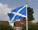 The Scottish saltire