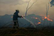 Babling Green straw stack fire 2006
