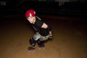 Yvonna Bone training at Suffolk Roller Derby