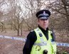Police at Ufford woodland