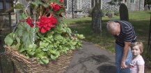 Wilby church flowers