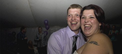 Bride and groom Matt and Yo