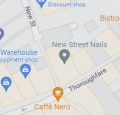 Woodbridge junction of New Street and Thoroughfare